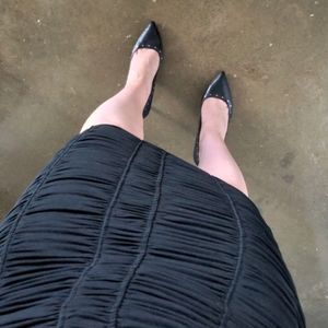 Burberry Pencil Skirt Black US2